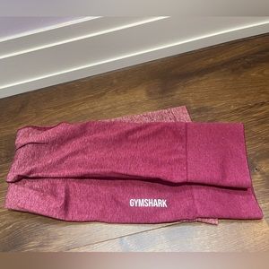 GYMSHARK Ombré Burgundy Leggings